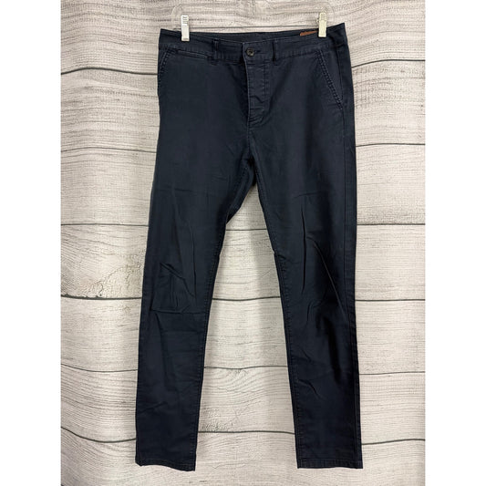 Mens ASOS Navy Blue Slim Fit Chino Pants W30 L30