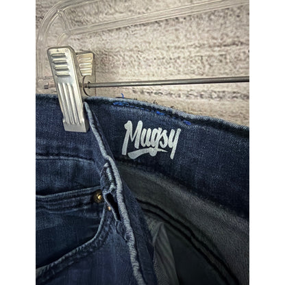 Mens Mugsy Studio Blues Relaxed Fit Denim Jeans 42x30