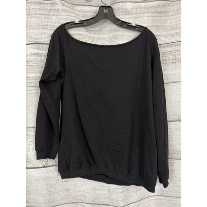 Magicmk Love Graphic Off-Shoulder Sweatshirt Size L