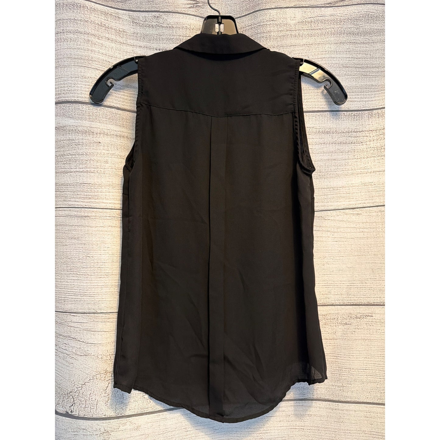The Limited Petite Sleeveless Black Button-Up Blouse Size XS