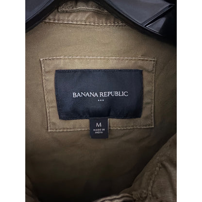 Banana Republic Olive Green Military Jacket Size M
