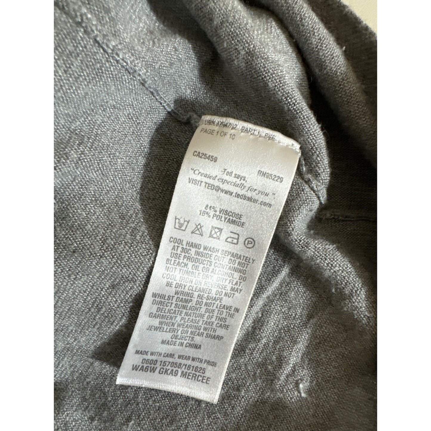 Ted Baker Poncho Turtleneck Sweater Size M