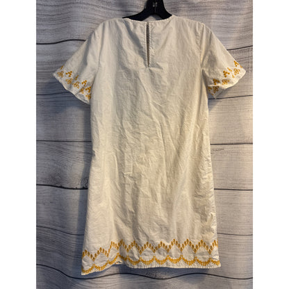 Loft Embroidered 100% Cotton Dress Size S