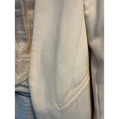 Topshop Petite Cream Blazer Jacket Size 4