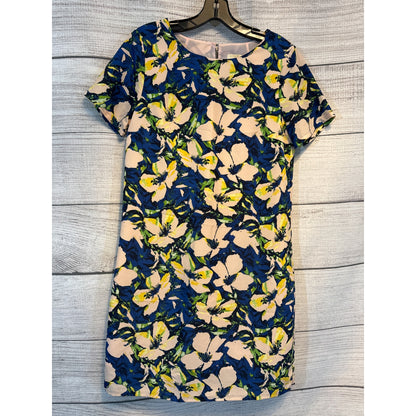 J.Crew Women's Floral Print Short Sleeve Dress Size 2 - Bright & Blooming Fashion for Any Day
