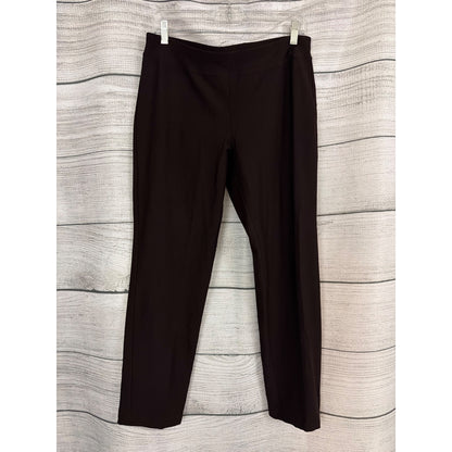 Eileen Fisher Black Stretch Slim Ankle Pants Size M