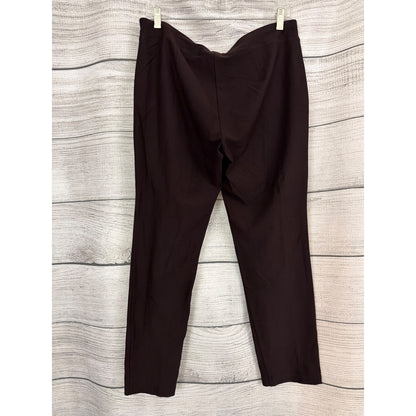 Eileen Fisher Black Stretch Slim Ankle Pants Size M