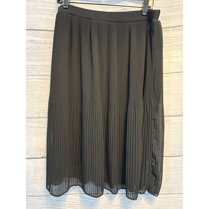 Jaclyn Smith Collection Black Pleated Skirt XL