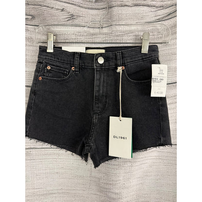 NWT Kids DL1961 Lucy High-Rise Denim Shorts In Nightshade Size 12