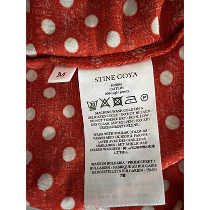 Stine Goya Red Polka Dot Caitlin Dress Size M
