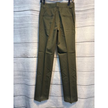Saintart Olive Green Straight Leg Pants Size XS