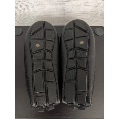 NWOT Anne Klein Black Cognac Loafers With Chain Detail Size 8