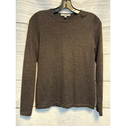 Neiman Marcus Cashmere Collection Brown Long Sleeve Sweater Size S