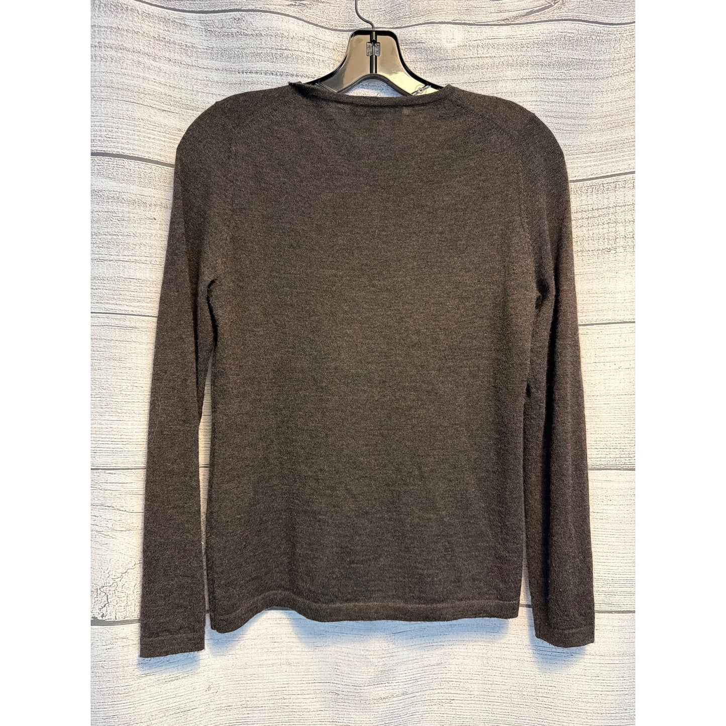 Neiman Marcus Cashmere Collection Brown Long Sleeve Sweater Size S