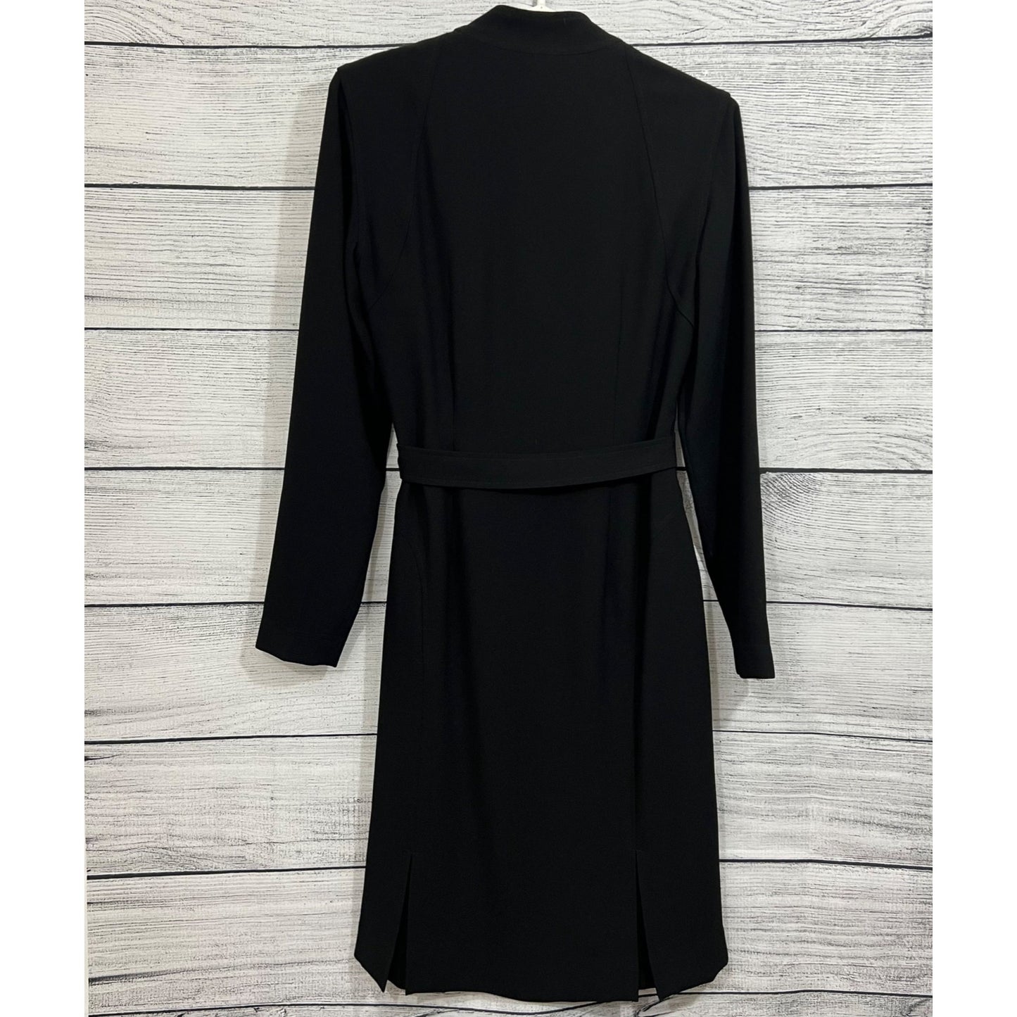 Jones New York Black Long Sleeve Wrap Dress, Size 4