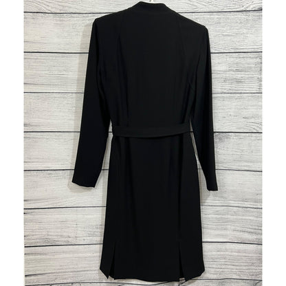 Jones New York Black Long Sleeve Wrap Dress, Size 4