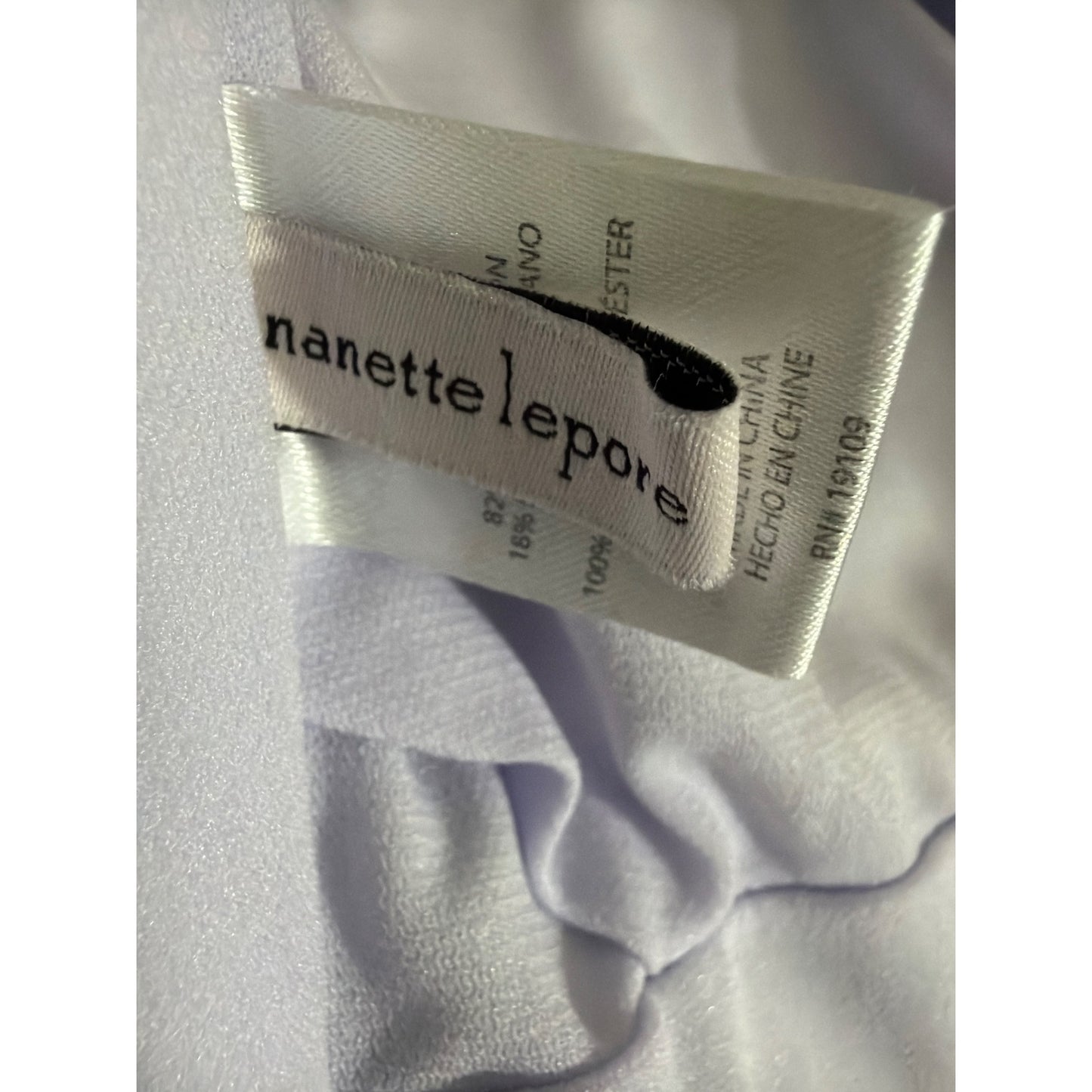 Nanette Lepore Bandeau Poppy One Piece Azalea Swimsuit Size 10
