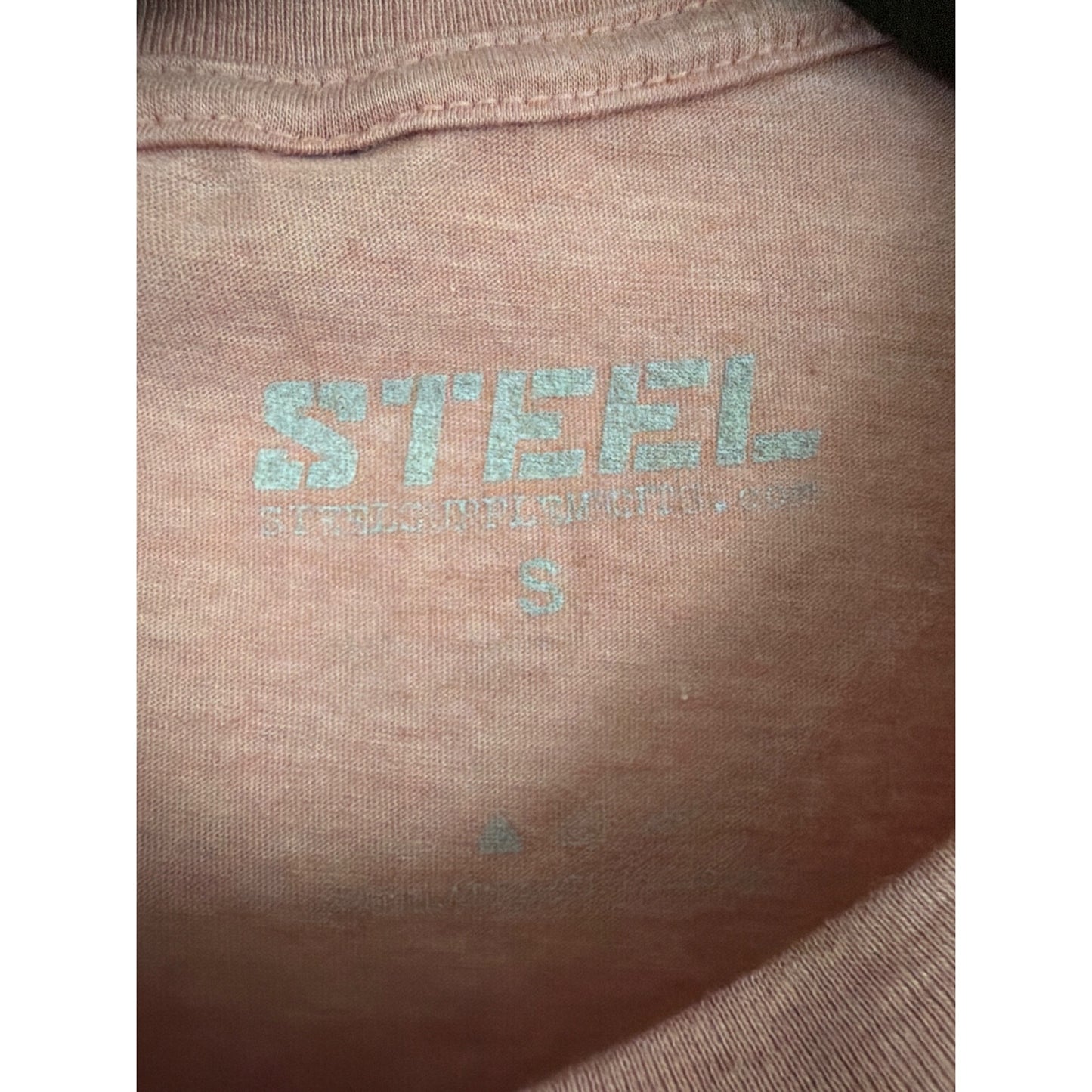 Steel Supplements Crop T-Shirt In Dusty Pink Size S