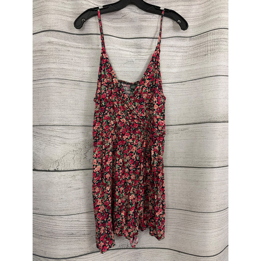Wild Fable Floral Print Sleeveless Romper With Adjustable Straps - Size L