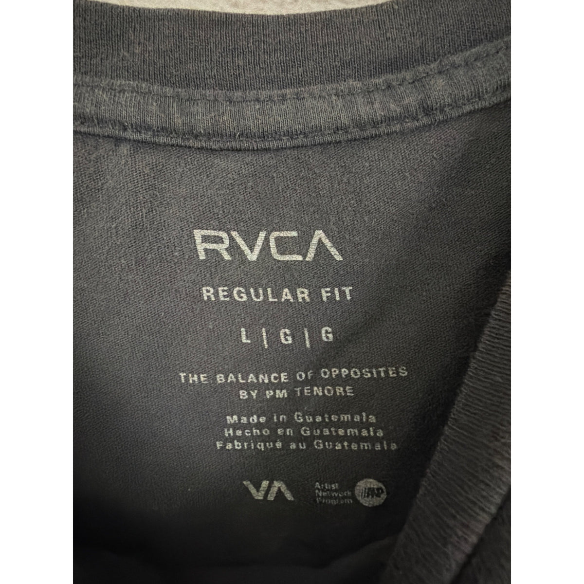 Mens RVCA Regular Fit Graphic T-Shirts Set Of 2 Size L