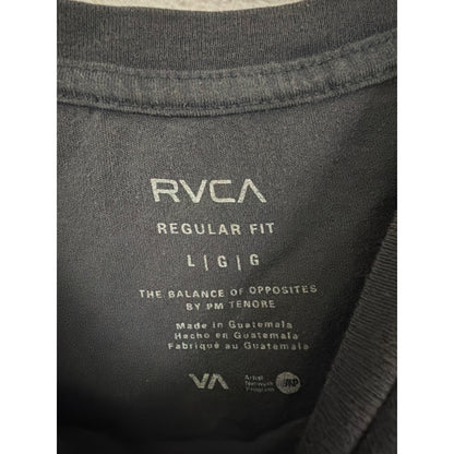 Mens RVCA Regular Fit Graphic T-Shirts Set Of 2 Size L
