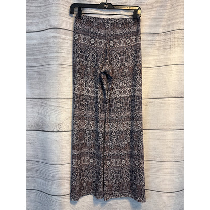 NWT Viereck Patterned Wide-Leg Palazzo Pants Size XS