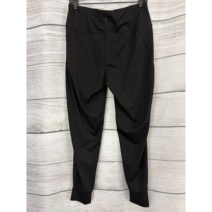 High-Waisted Black Joggers With Pockets Size M