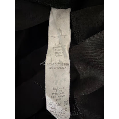 High-Waisted Black Joggers With Pockets Size M