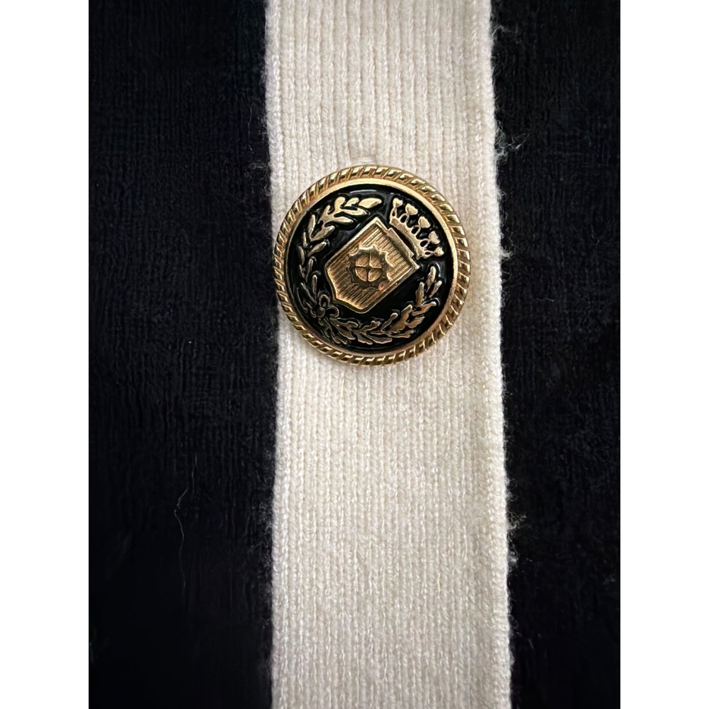 Express Tipped Novelty Button Puff Sleeve Cardigan Size S