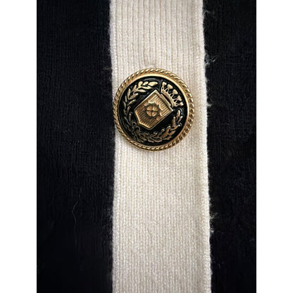 Express Tipped Novelty Button Puff Sleeve Cardigan Size S