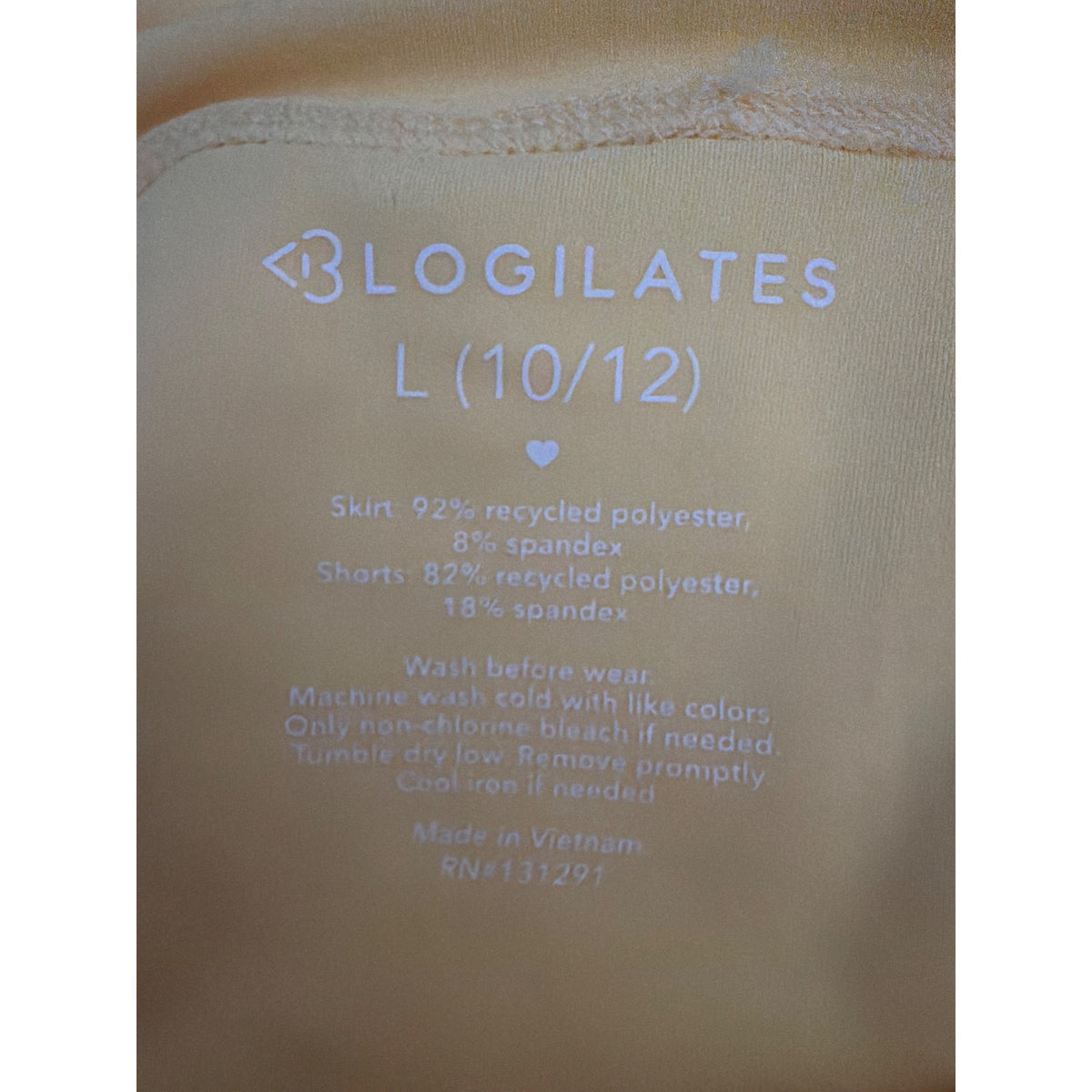 Kids Blogilates Women's Ballerina Skort Size L 10/12