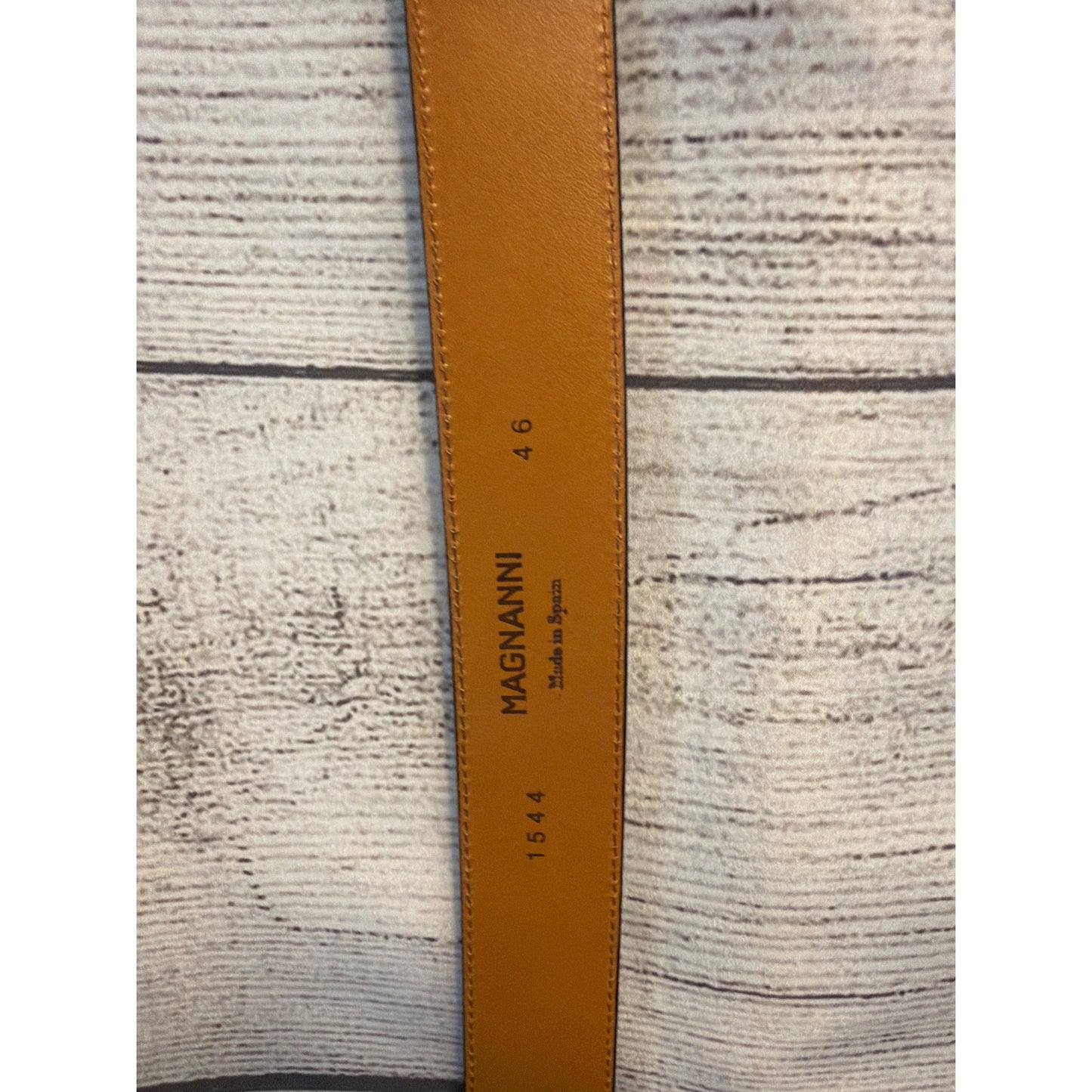 NWOT Magnanni Leather Belt Size 46