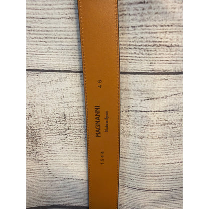 NWOT Magnanni Leather Belt Size 46