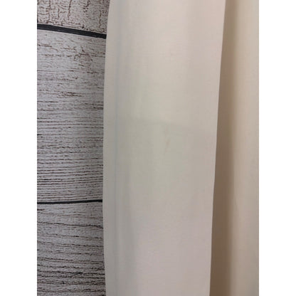 J. Crew Ruffle-Sleeve Cream Jumpsuit With Open Back Size 6