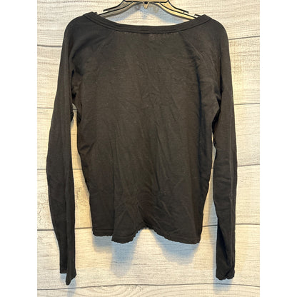 Bobi LA cut v neck long sleeve shirt Size S