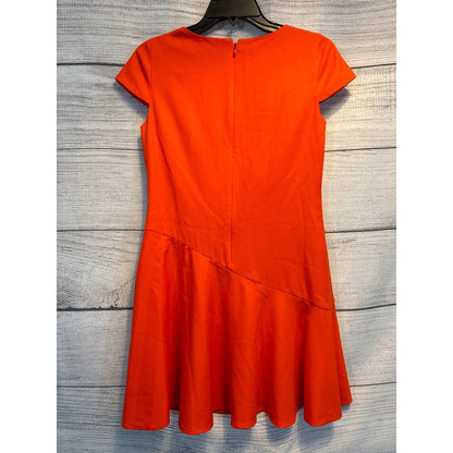 J.Crew Orange Fit & Flare Dress Size 0P