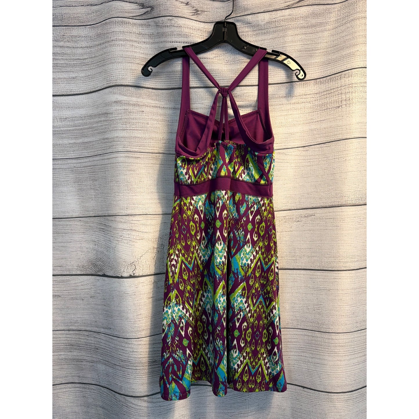 Soybu Purple Patterned Racerback Dress