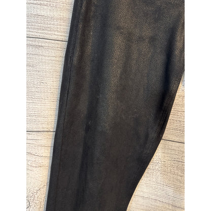 SOLD Design Lab Soho Super Skinny Black Leather Look Pants Size 28