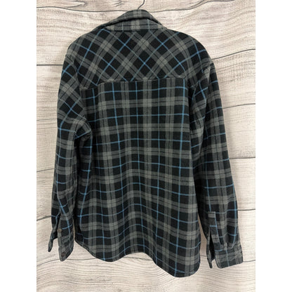 Mens Freedom Foundry Dry Goods Co. Sherpa-Lined Fleece Shacket Size L