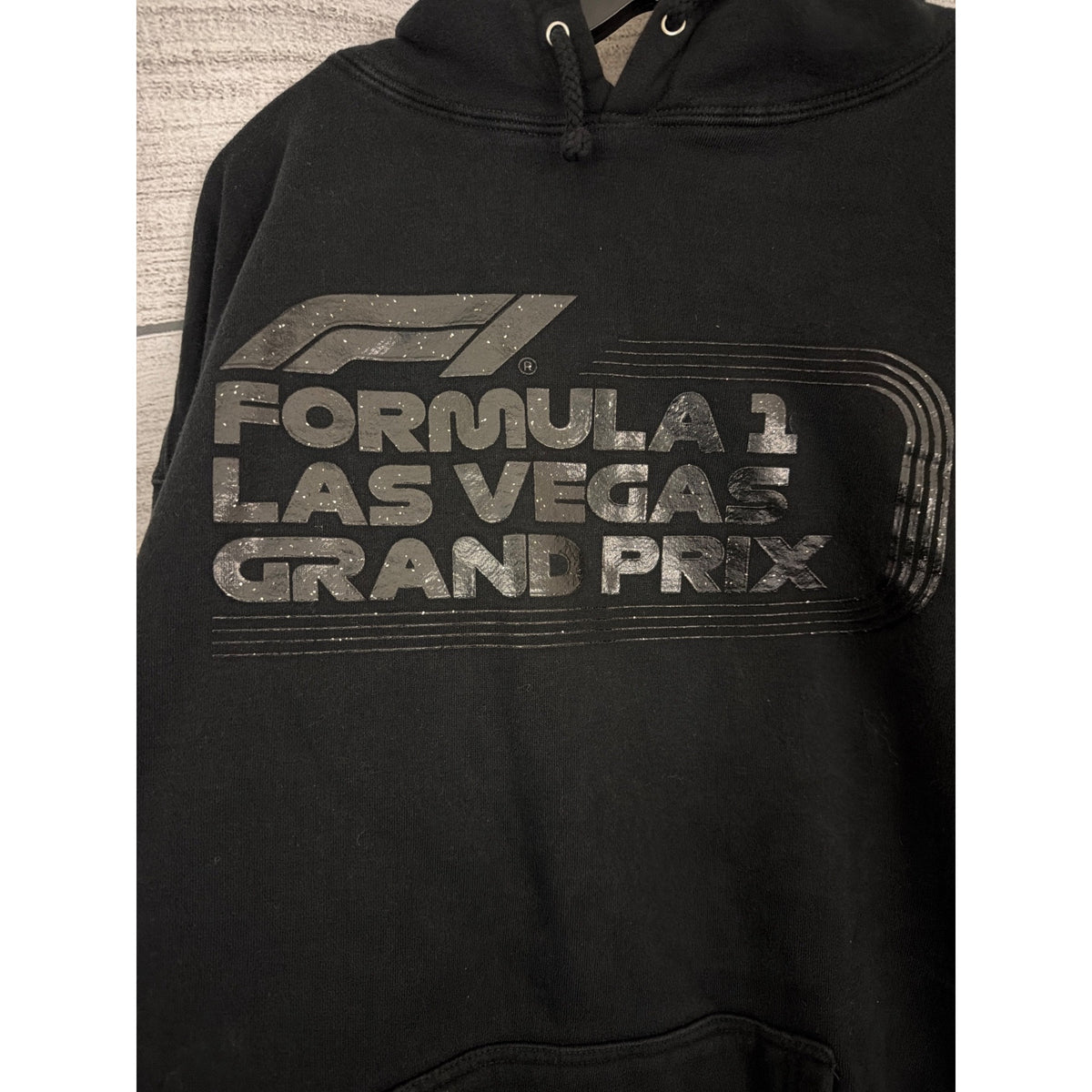 Mens Formula 1 Las Vegas Grand Prix Black Hoodie Size XXL