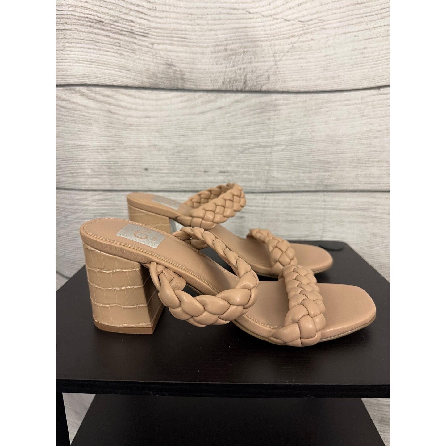 Dv Dolce Vita Tessa Braided Strap Heeled Sandals Size 8