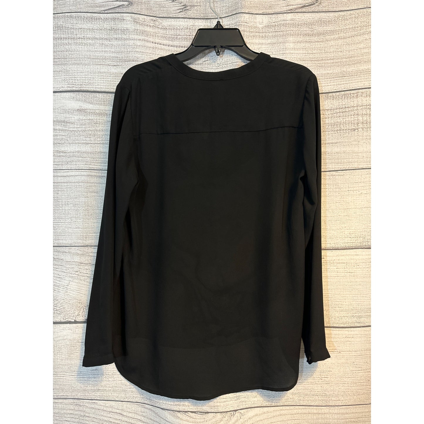 Bellatrix Black Button-Up Long Sleeve Blouse Size M