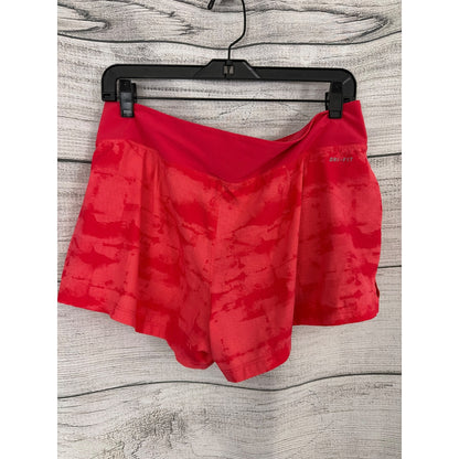 Nike Dri-Fit Red Patterned Running Shorts Size L