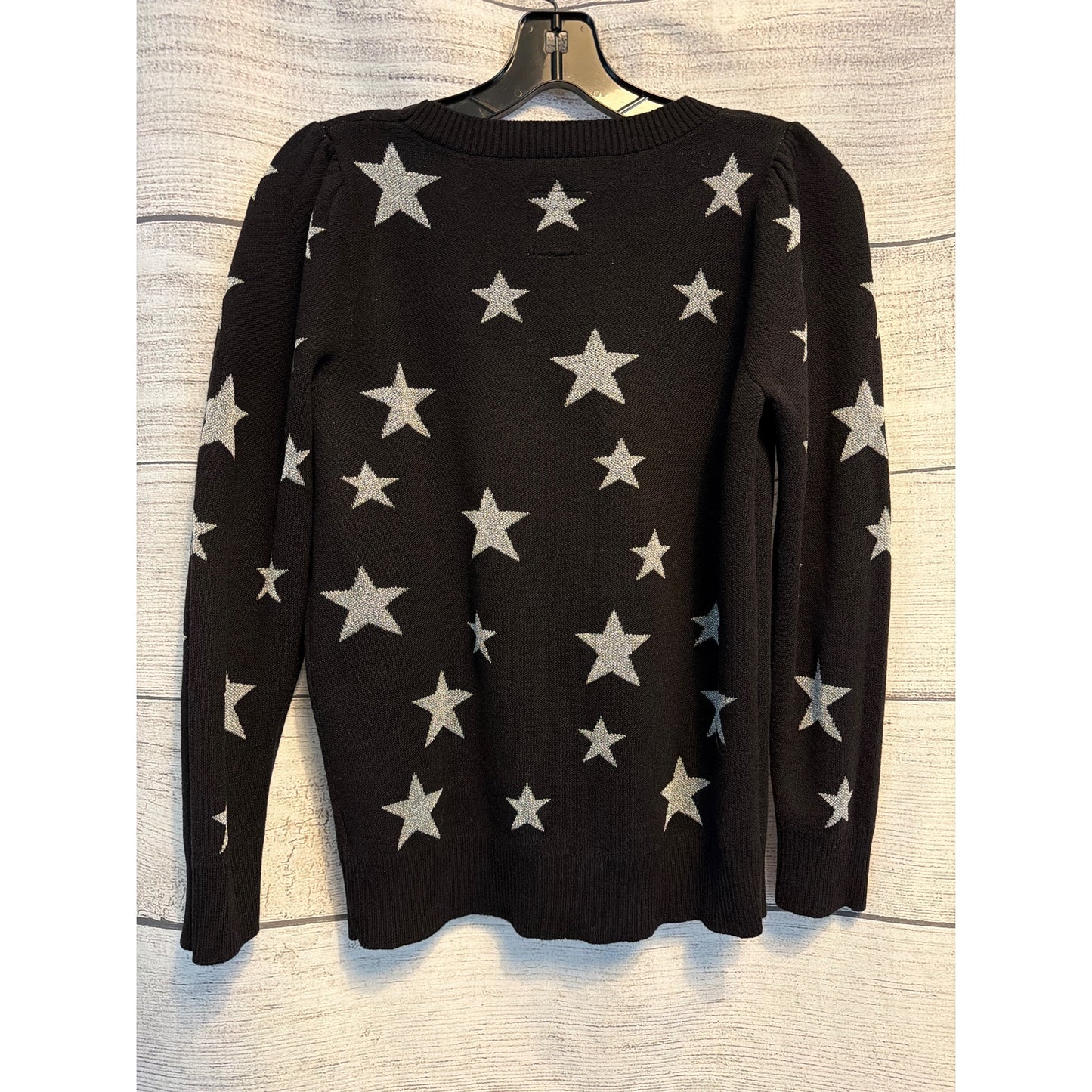 Chaser Star Intarsia V-Neck Raglan Pullover Size M