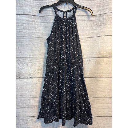 NWOT Sleeveless Polka Dot Dress With Halter Neckline Size M