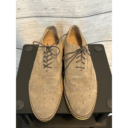Men's Banana Republic Grey Wing Tip Dress Shoes Size 12