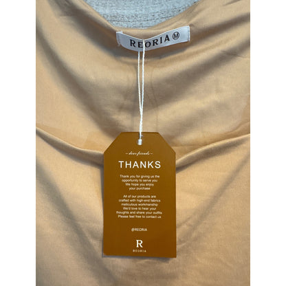 NWT Reoria Long Sleeve Square Neck Bodysuit Size M