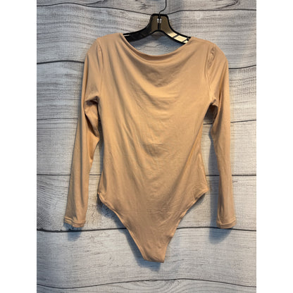NWT Reoria Long Sleeve Square Neck Bodysuit Size M
