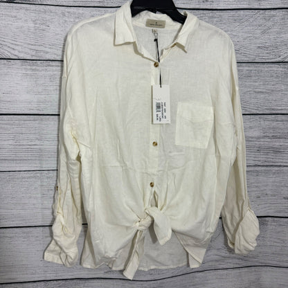 NWT Thread and Supply Linen button down