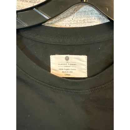 The Classic T-Shirt Company Black Long Sleeve Shirt Size L